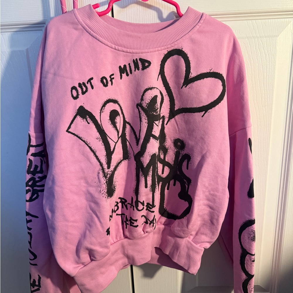 H&M Light Pink Sweatshirt